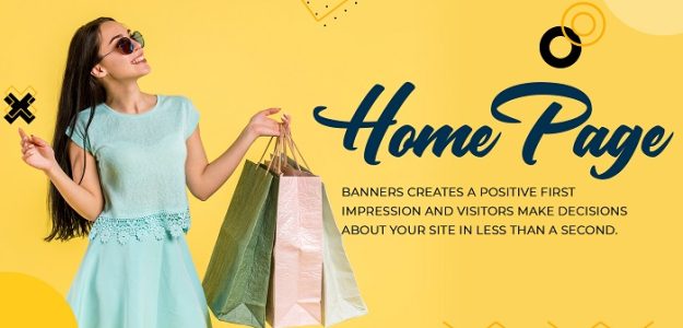 Home page shopping